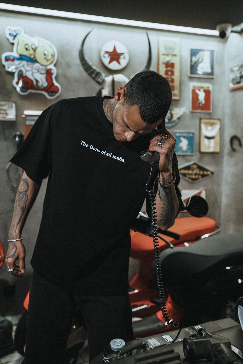 MAFIA DONS TEE BLACK