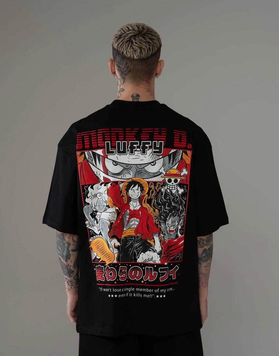 MONKEY LUFFY TEE BP4 BLACK