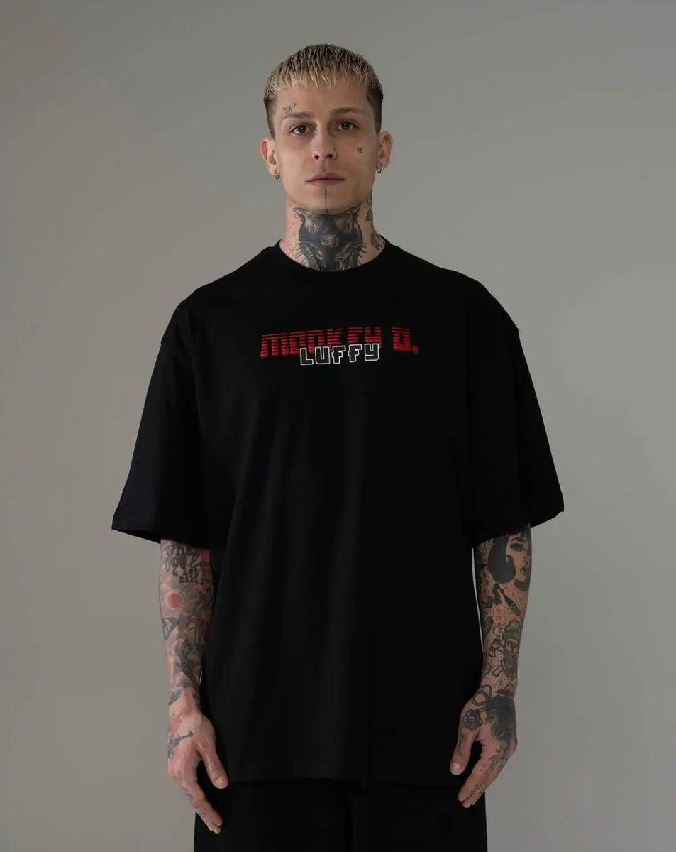MONKEY LUFFY TEE BP4 BLACK