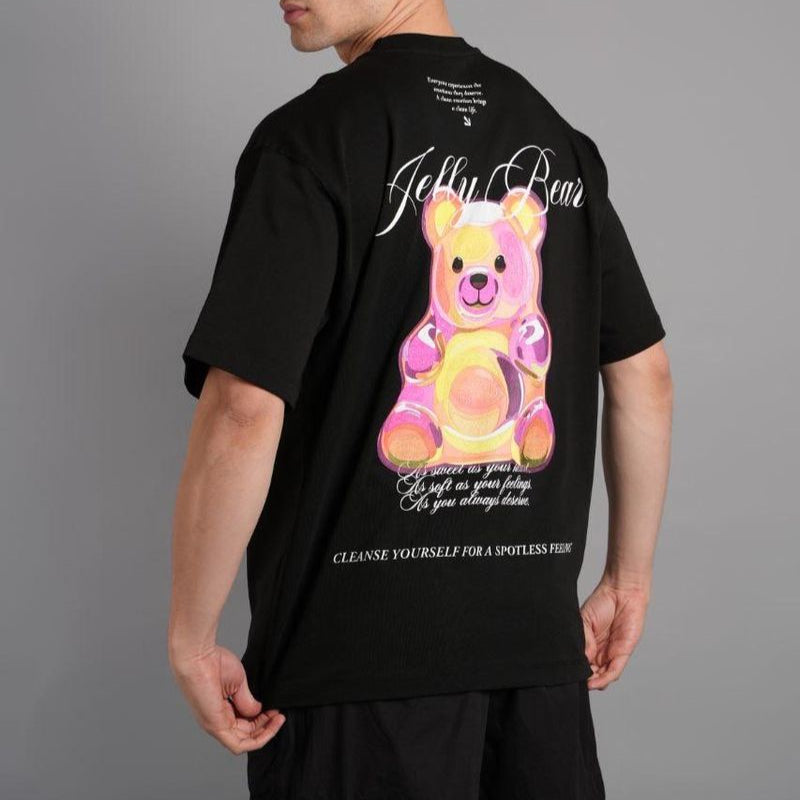JELLY BEAR TEE BLACK
