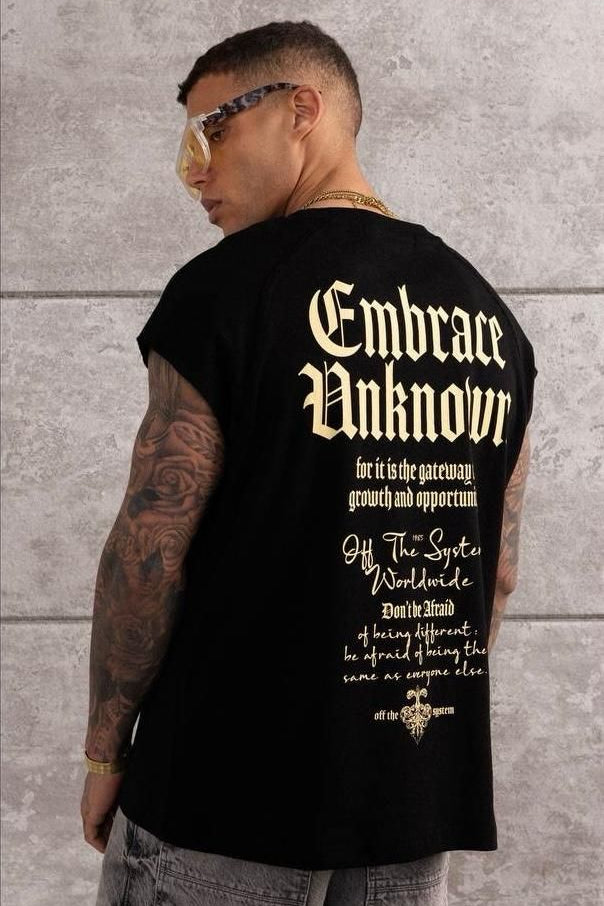 EMBRACE UNKNOWN Tank Black