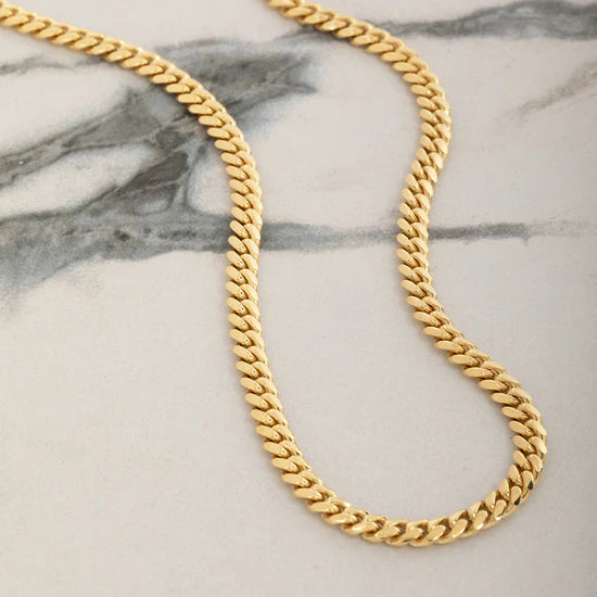 Cuban Chain 0522 SS Gold 22inch