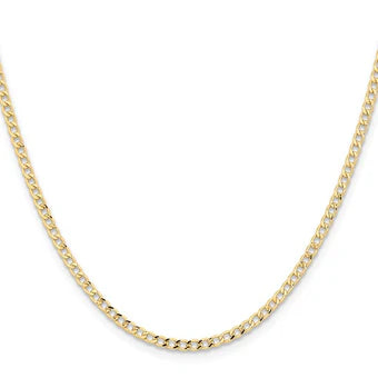 Thin Cuban 0316 SS Gold 16inch