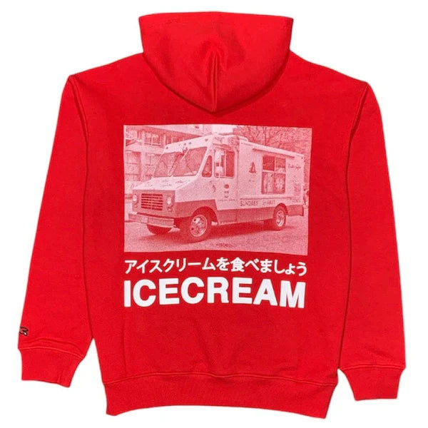 The Truck Hoodie Racing Red