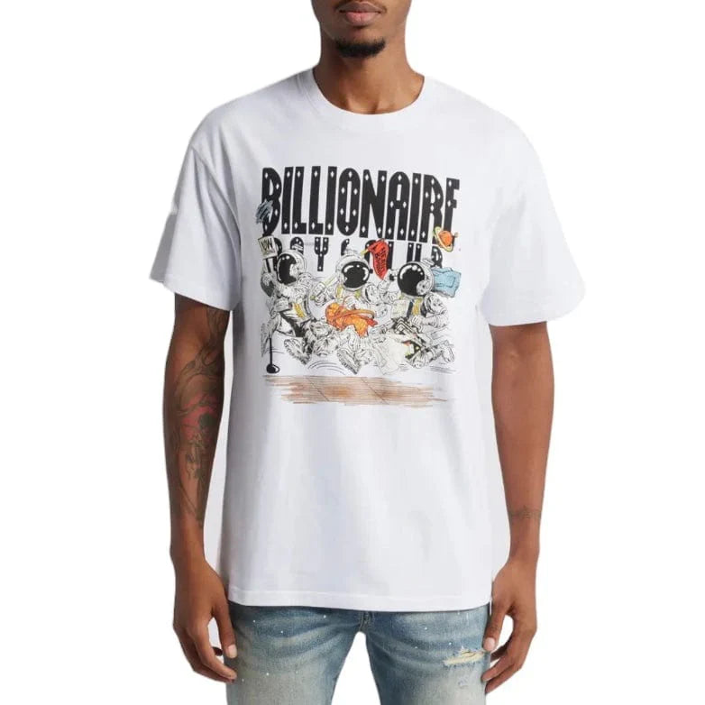 BB Now Boarding SS Tee Bleach White