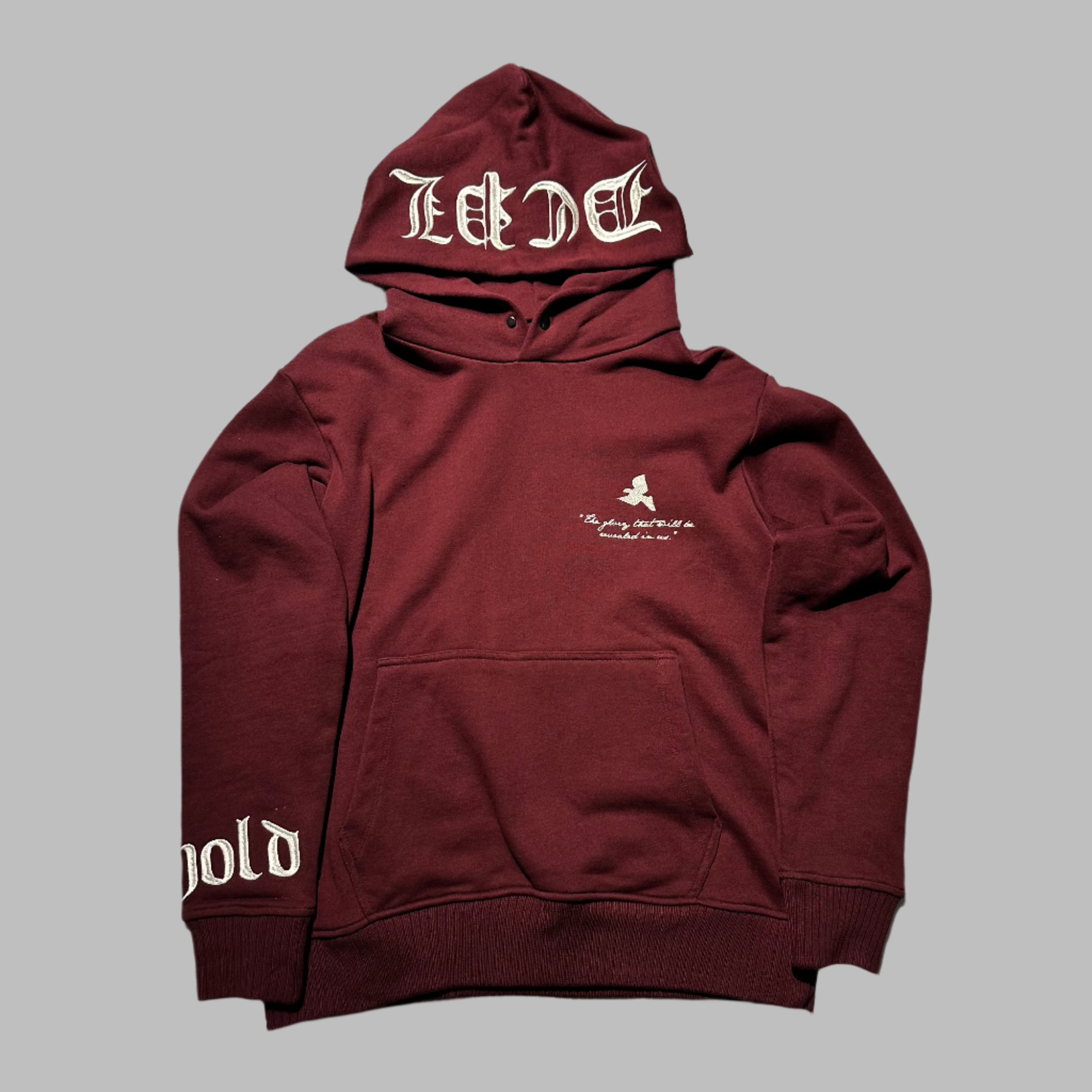 FULL OVER HOODIE Burgundy