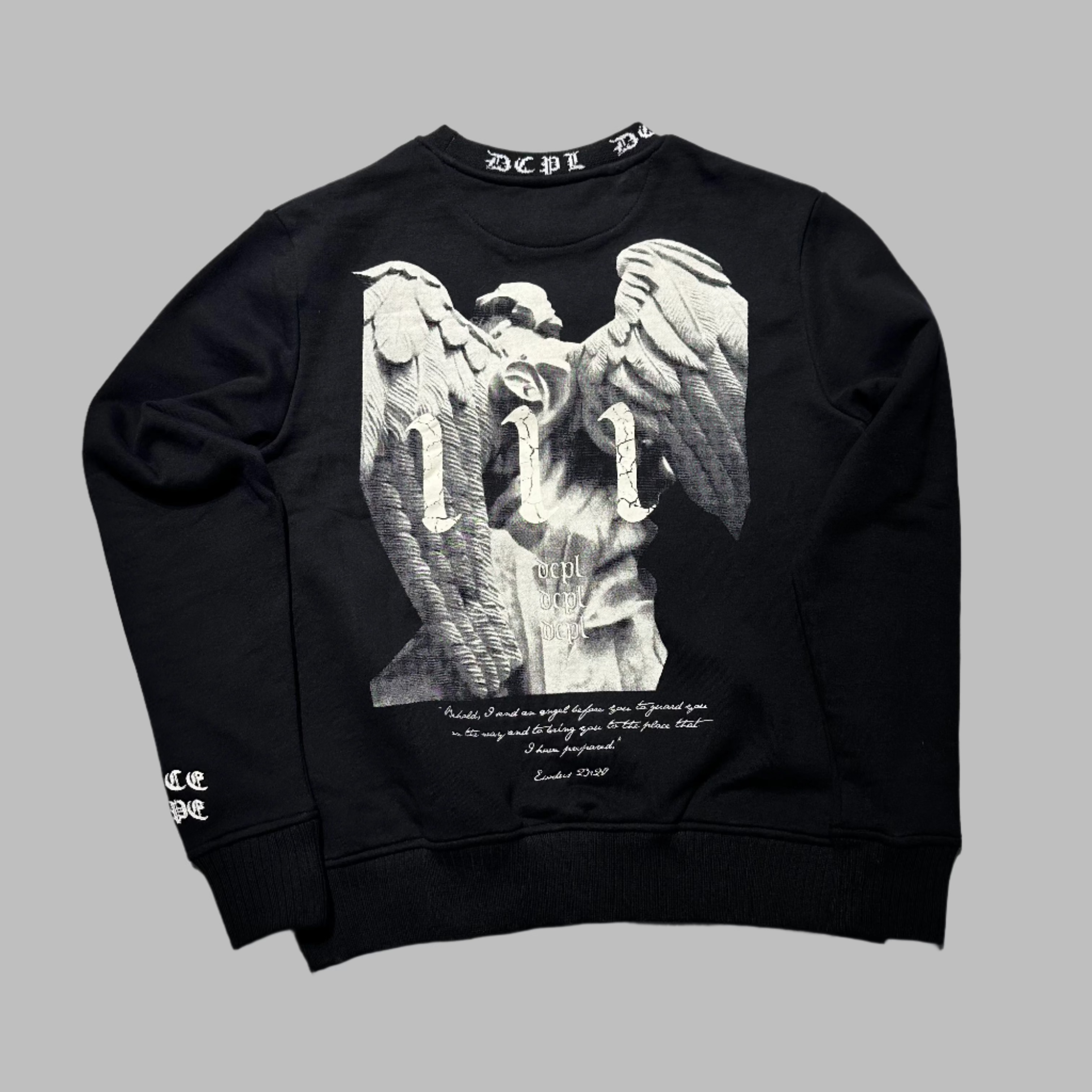 ANGEL WINGS CREW BLACK