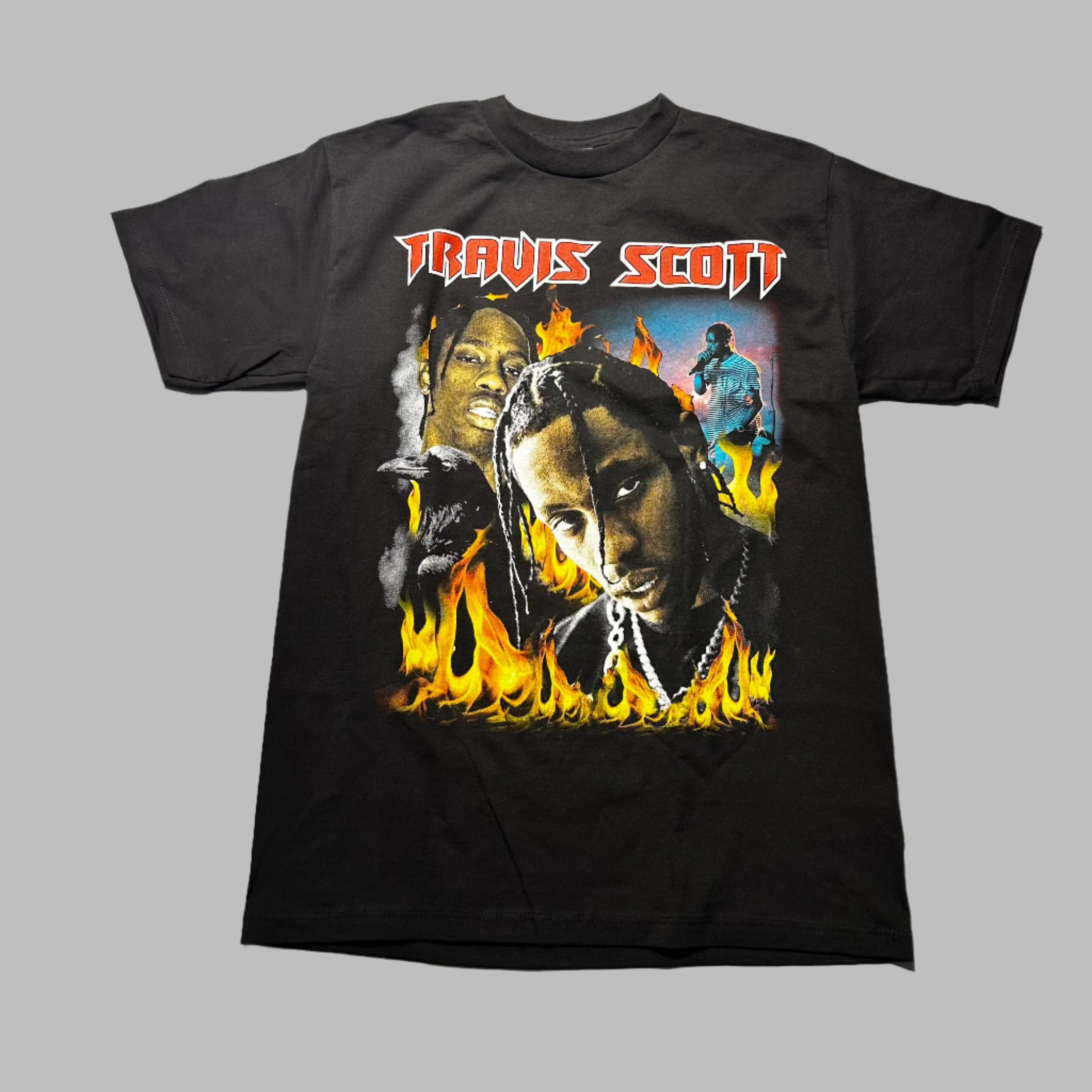 LA FLAME Tee Black