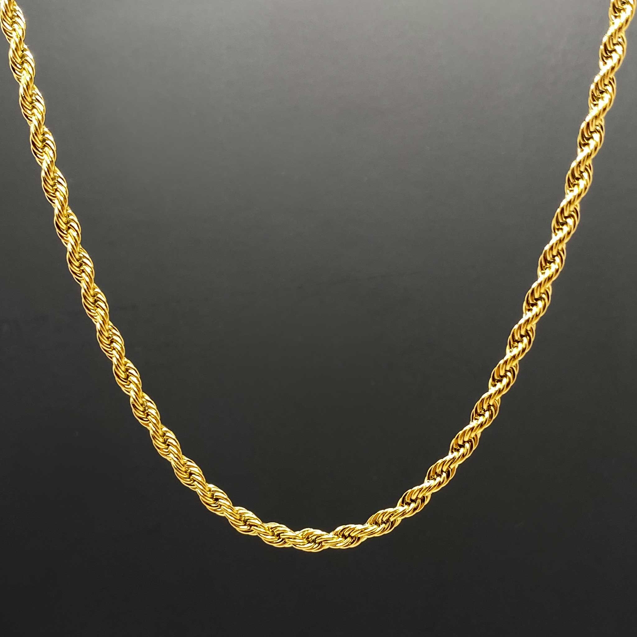 Rope Chain 0320 SS Gold 20inch