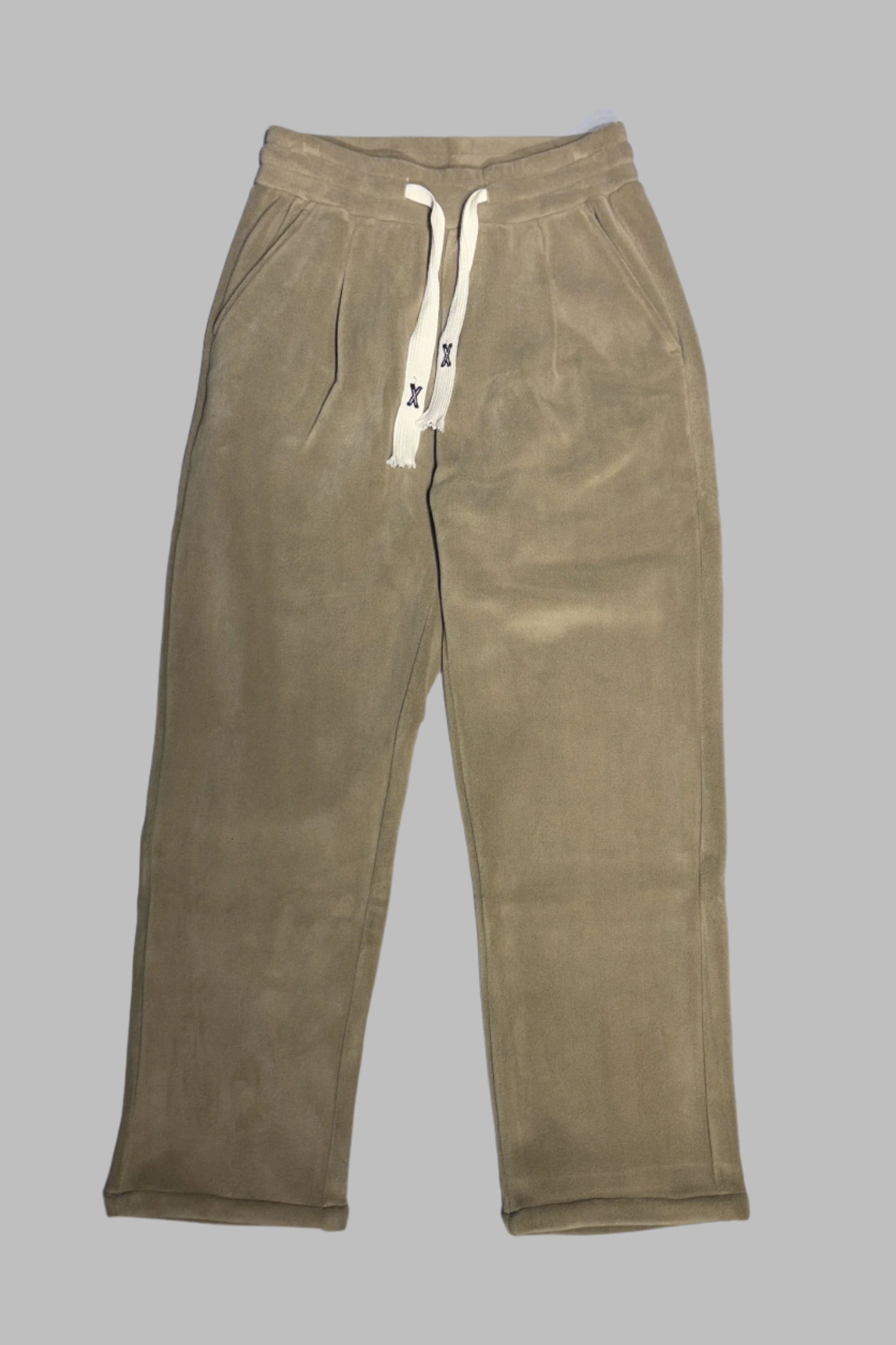 Pants Velour Taupe