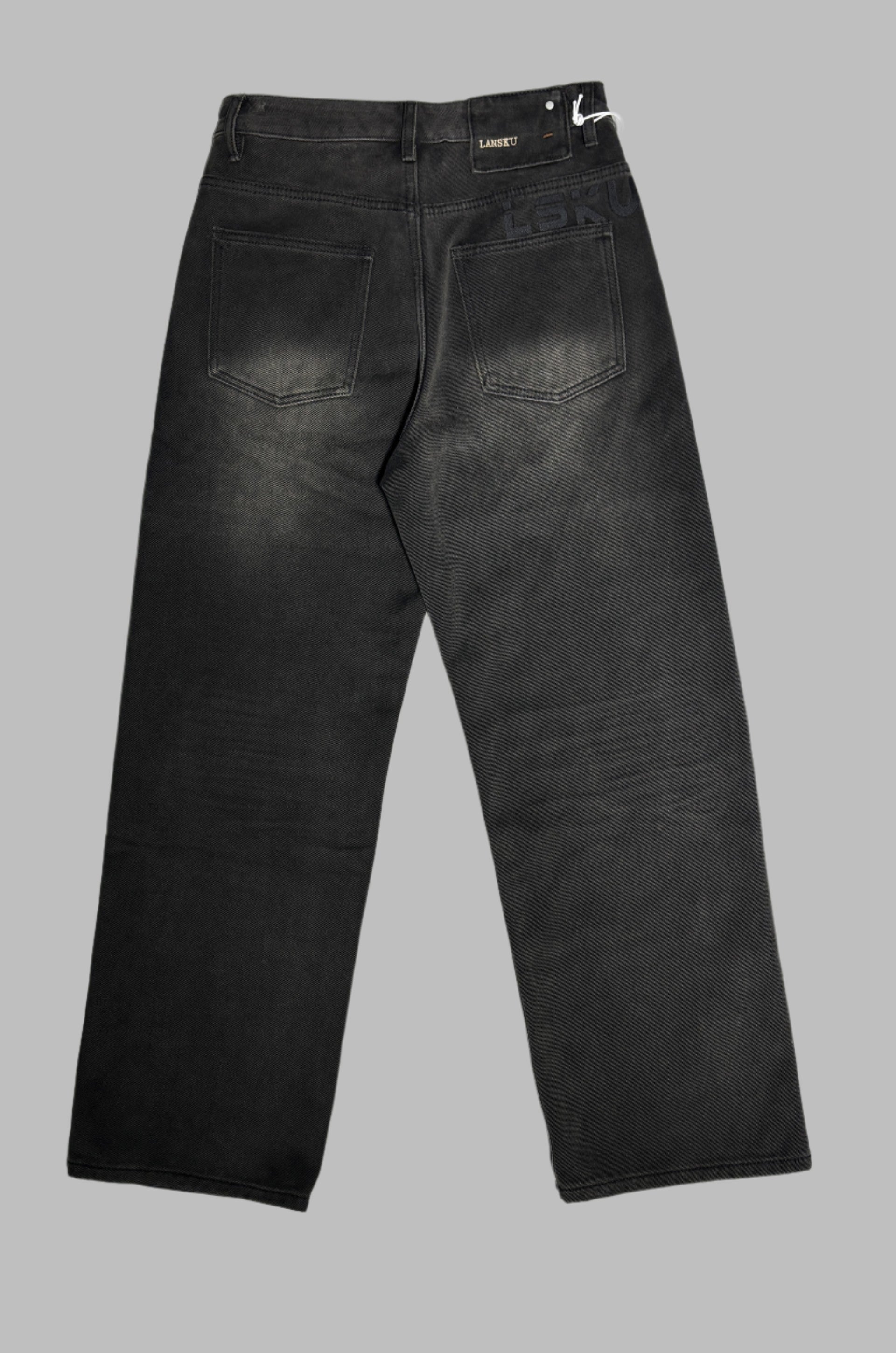 Straight Fit Jeans Vintage Black