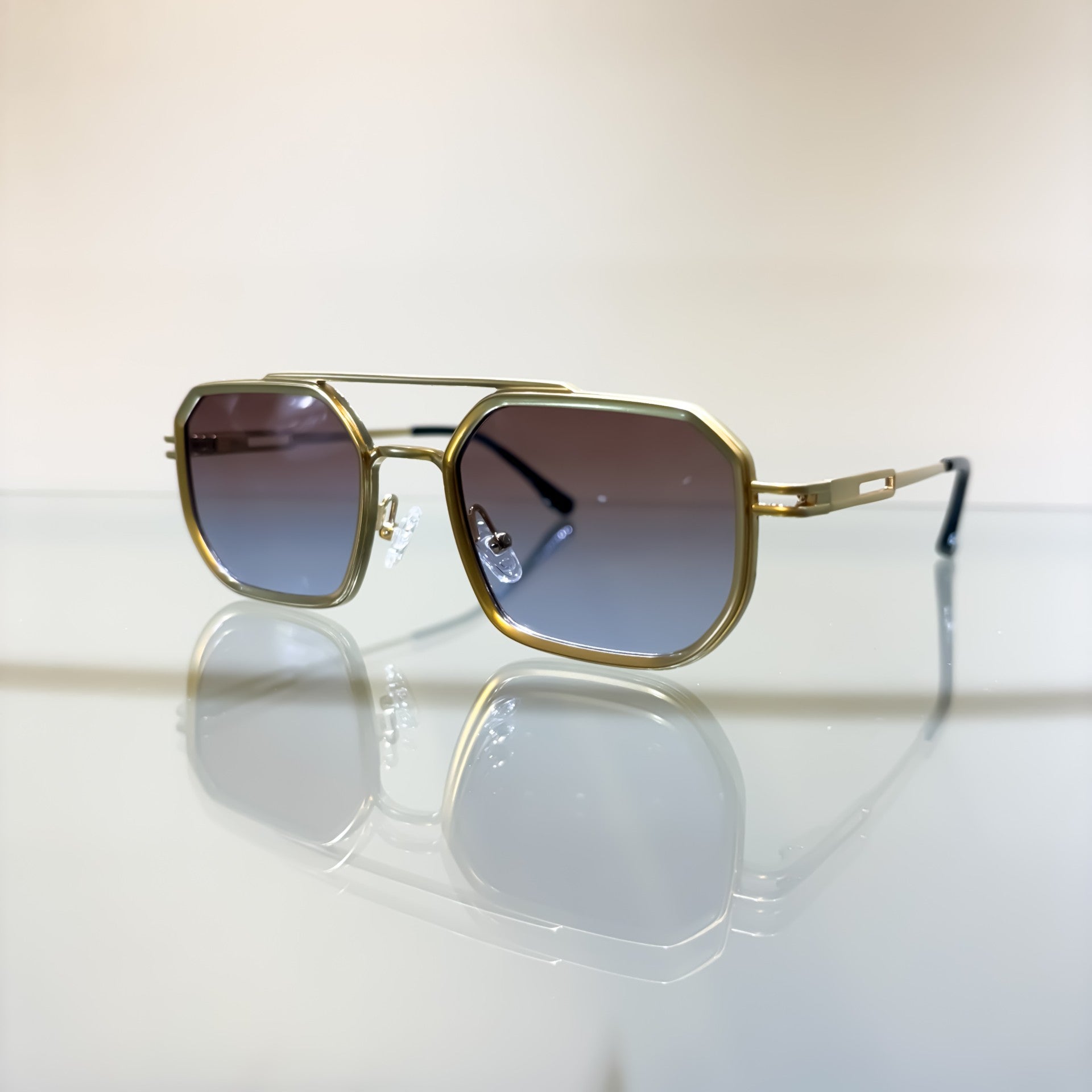 Glasses Square Avi Gold