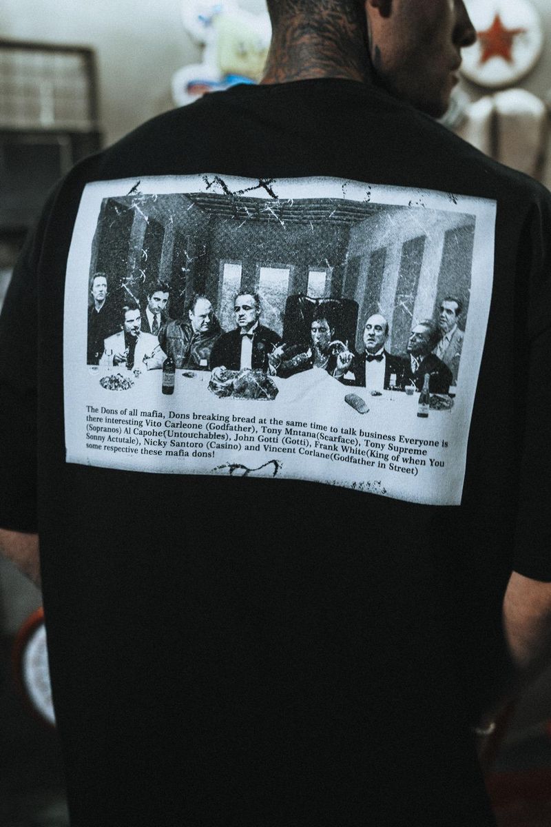 MAFIA DONS TEE BLACK
