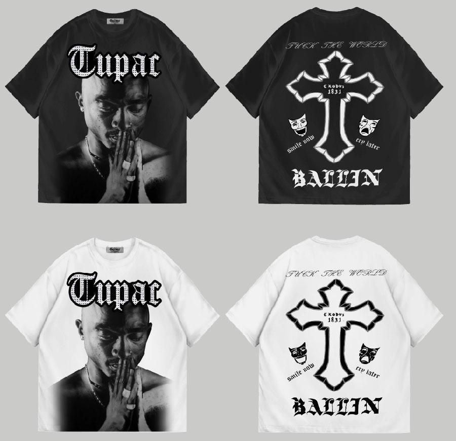 TUPAC LEGEND Tee White