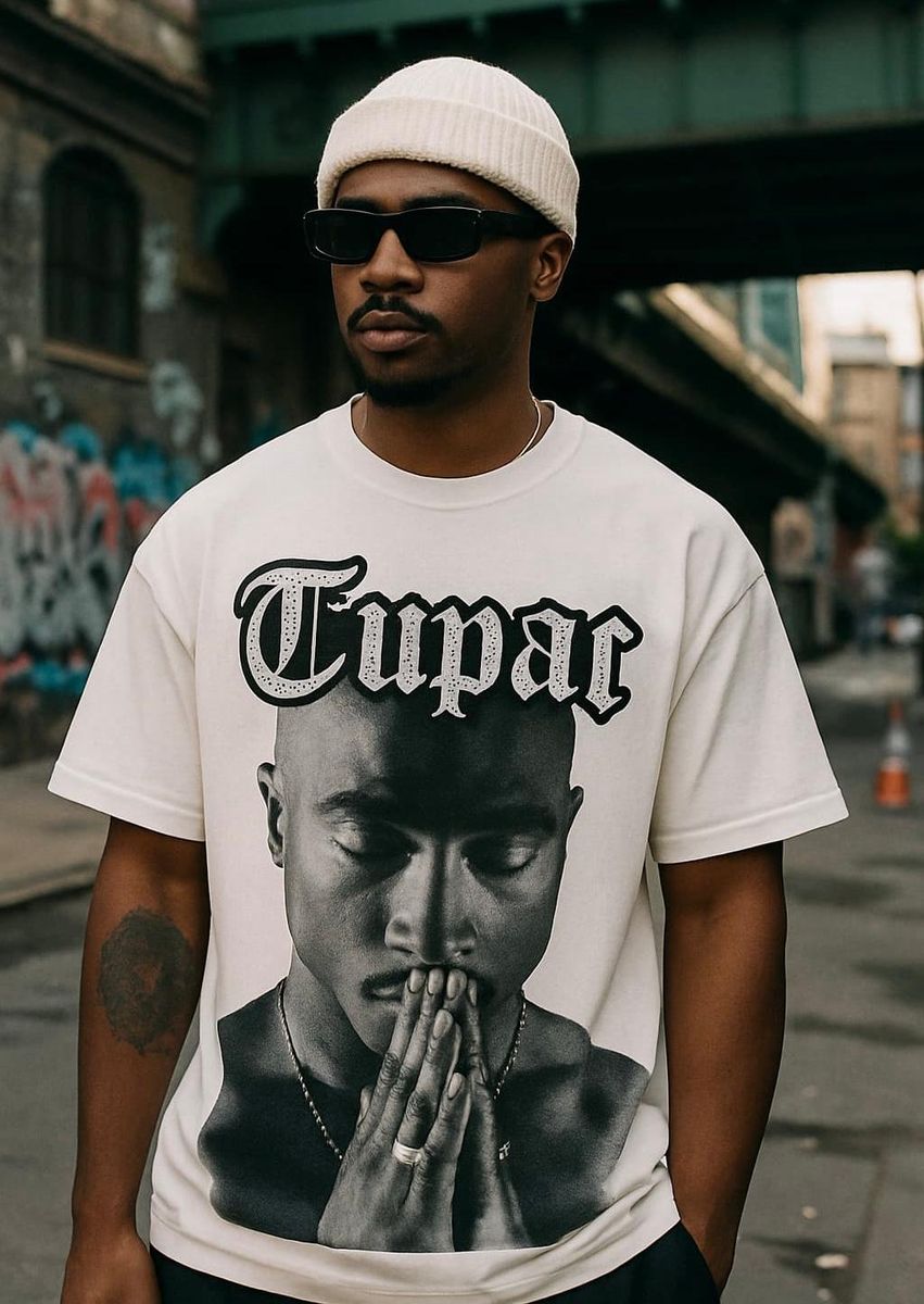 TUPAC LEGEND Tee White