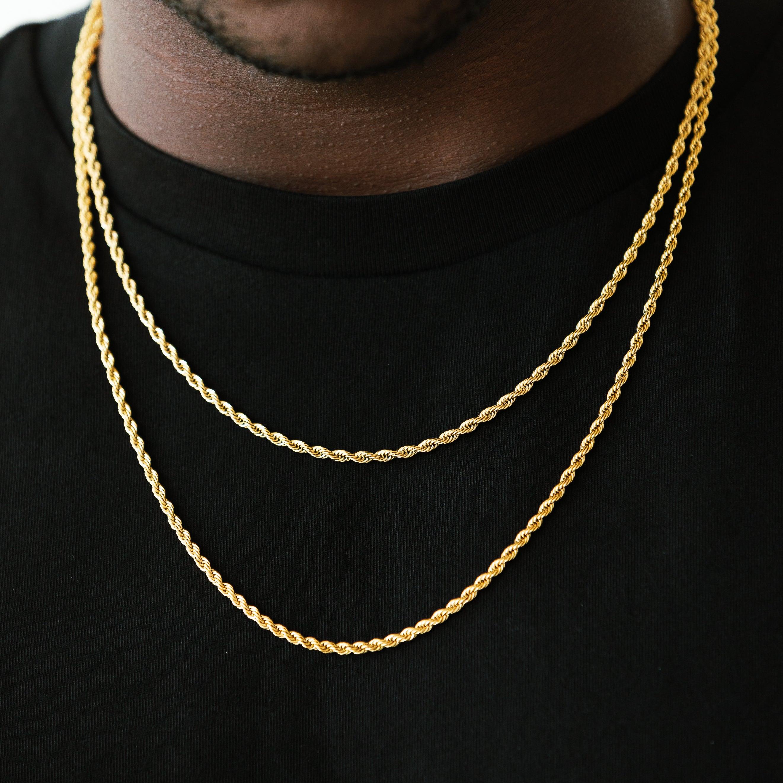 Rope Chain 0320 SS Gold 20inch