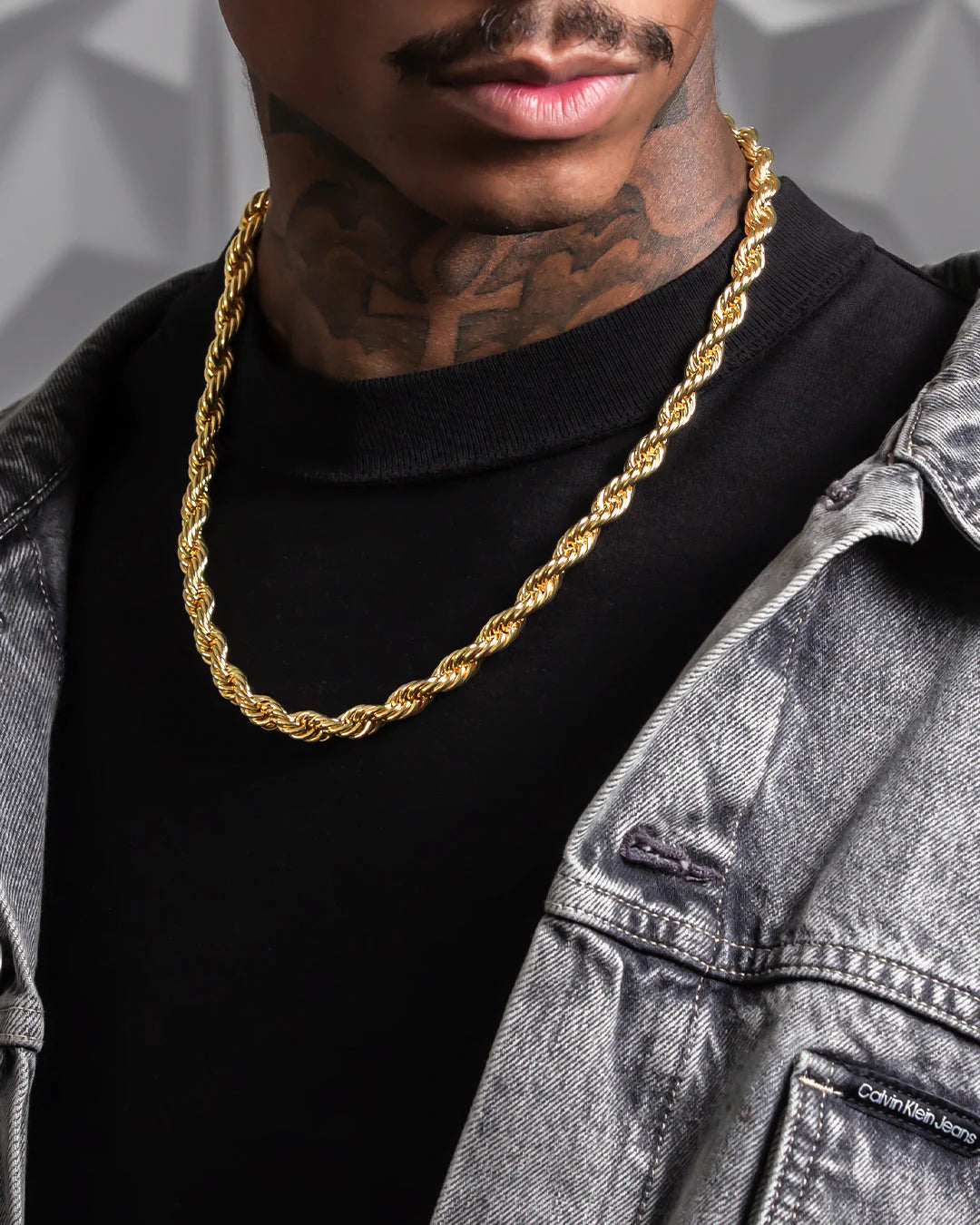 Big Rope Chain SS Gold 20inch