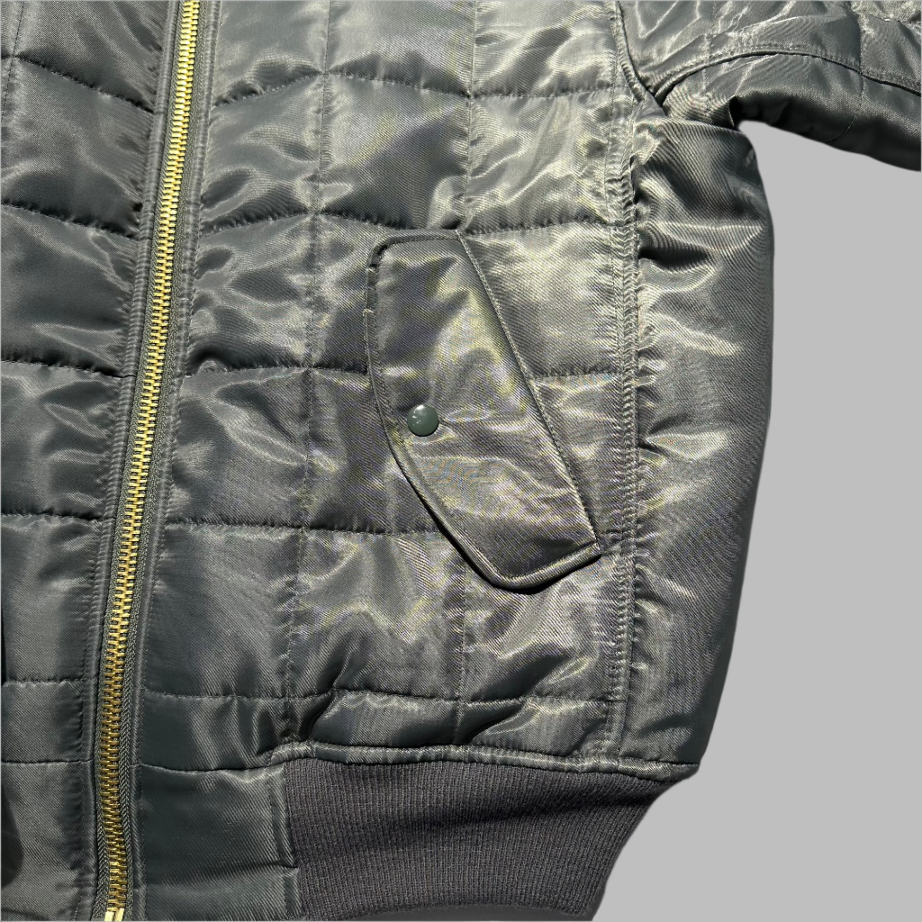 Rothco Quilted MA-1 Flight Jacket Sage