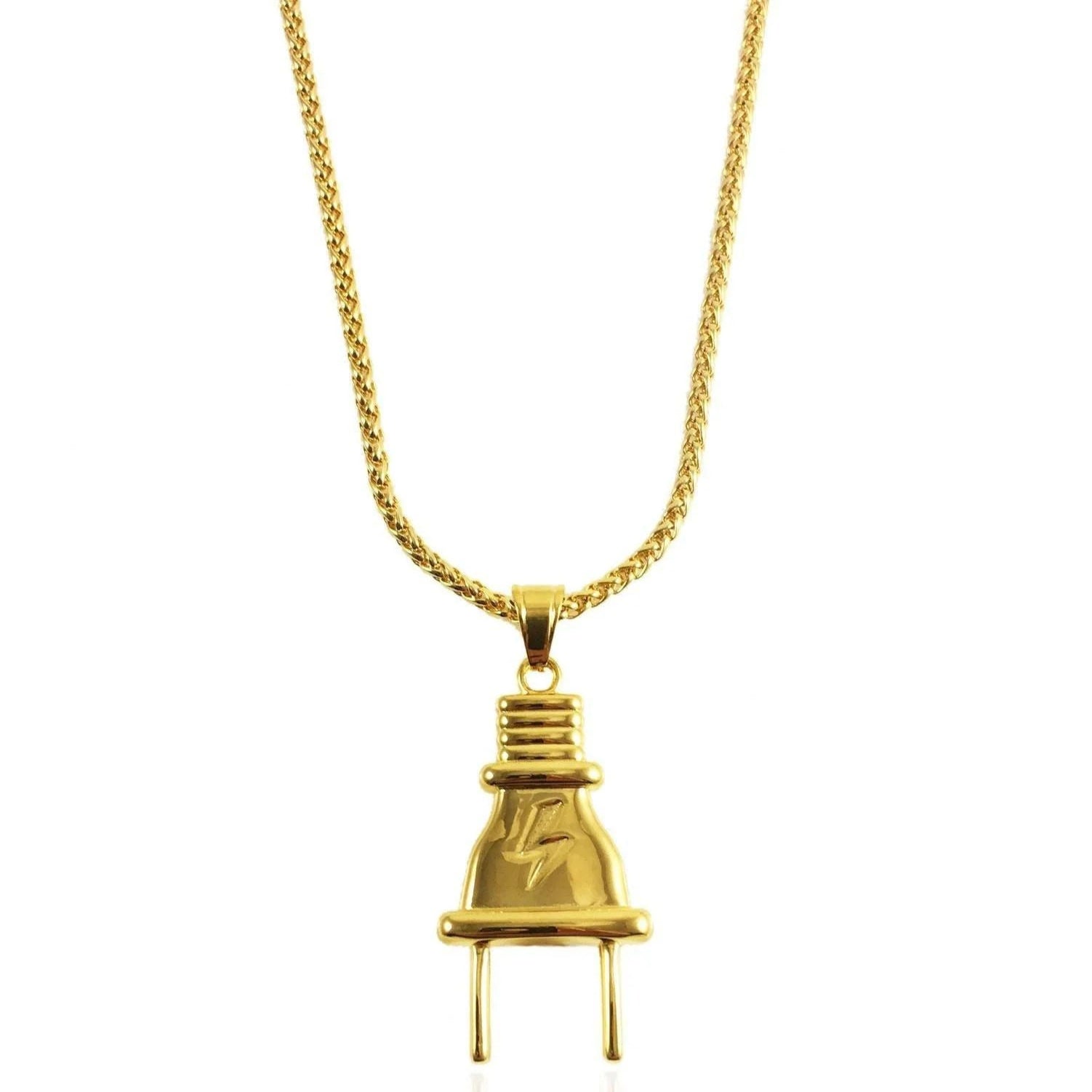 Plug Box Chain SS Gold 24 inch