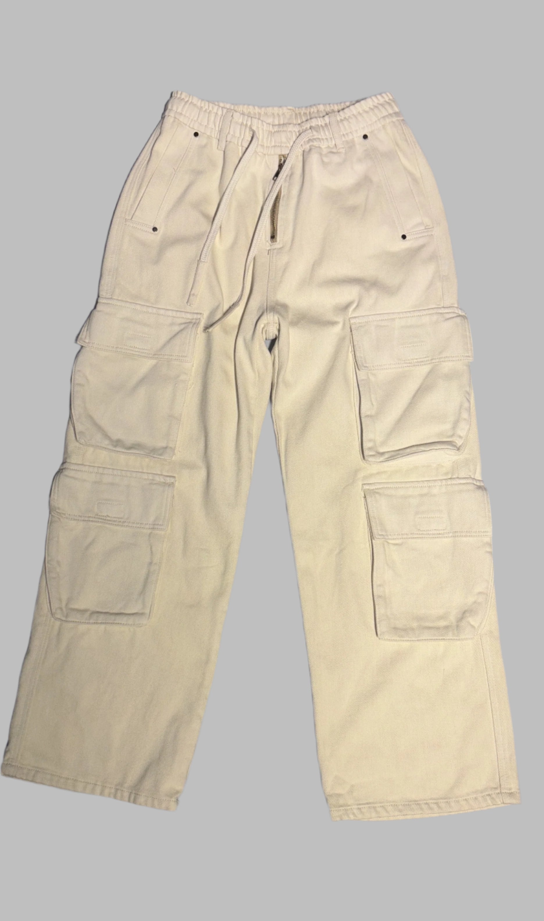 Cargo Pants With Pockets Beige