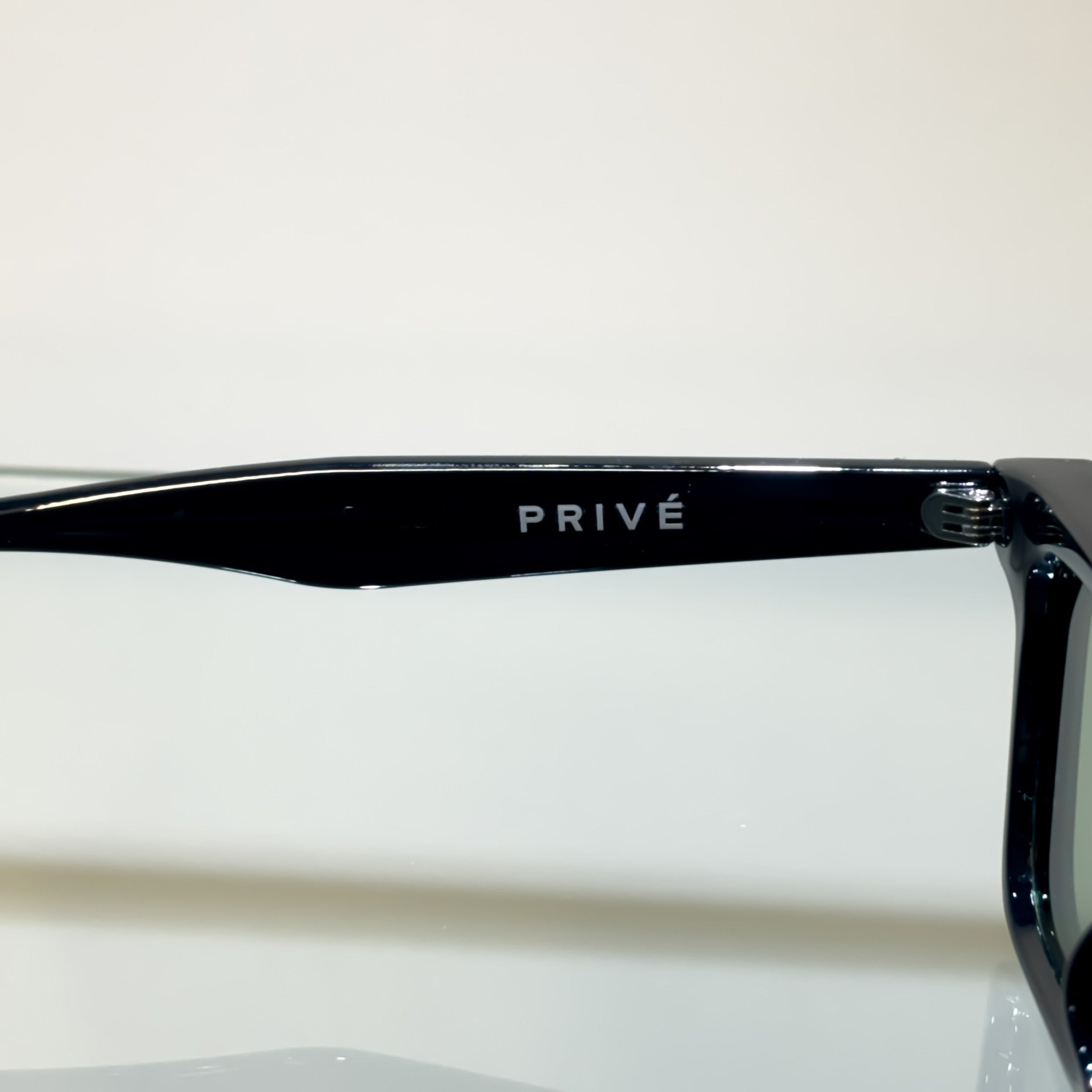 Glasses 007 Black/Green Lens