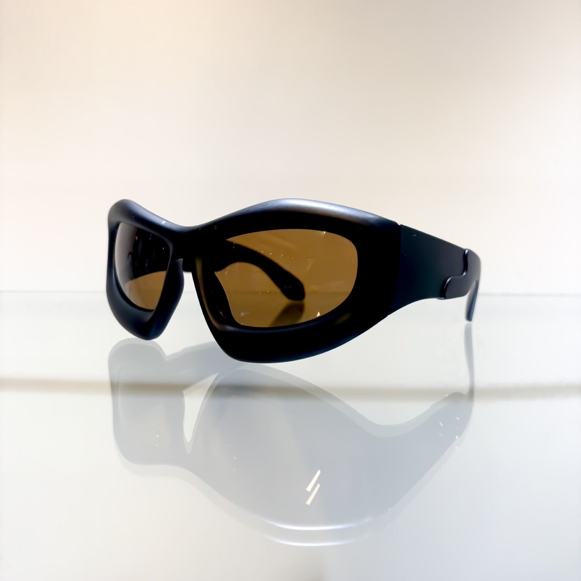 Glasses Alien Matt Black/Brown Lens