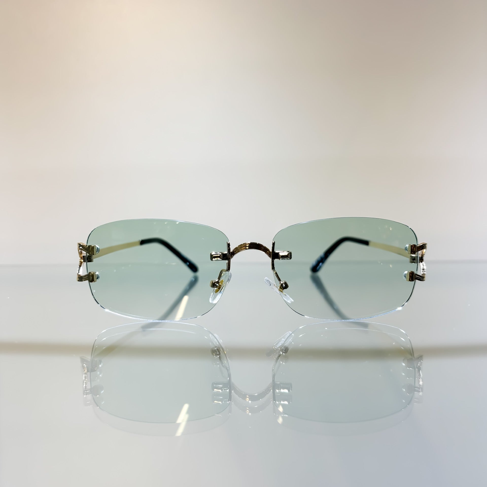 Glasses Vintage 08 Aqua